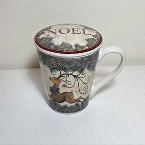 Michael's Noel Reindeer Mug w/ Lid